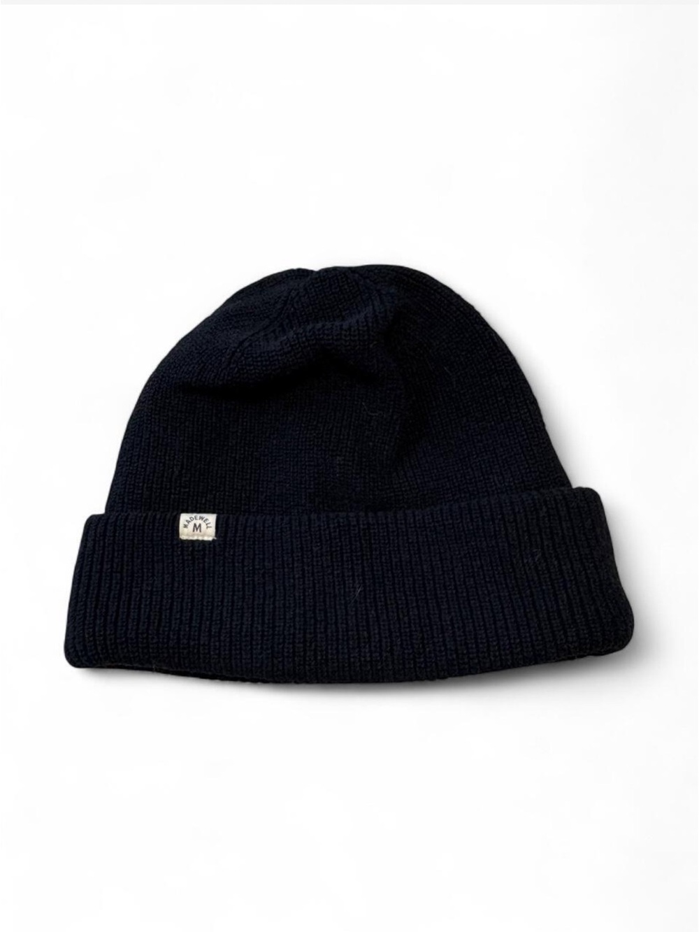Madewell Black Knit Beanie Hat